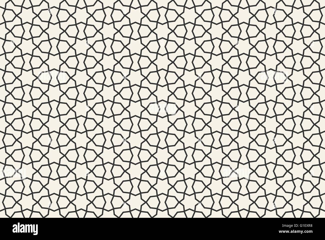 Carta da parati arabo pattern. Modello orientale. Illustrazione Vettoriale di astratta geometrica perfetta islamica pattern di sfondo Illustrazione Vettoriale