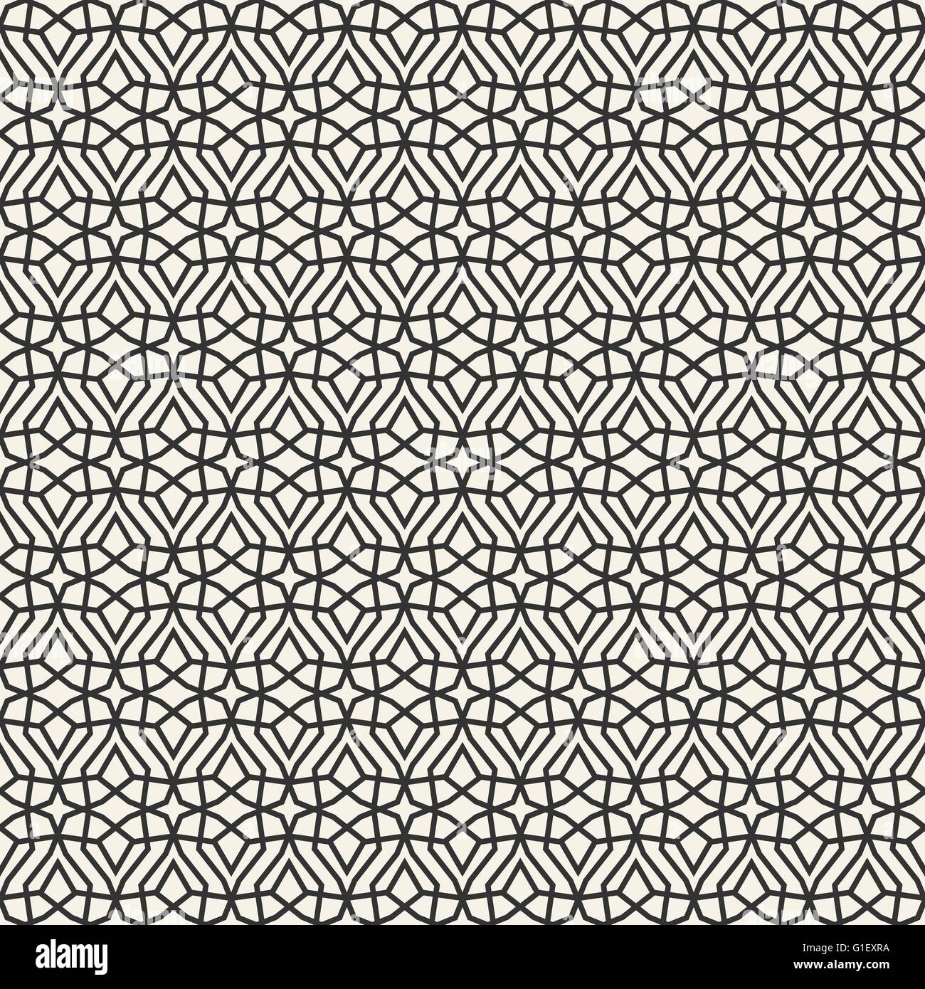 Carta da parati arabo pattern. Modello orientale. Illustrazione Vettoriale di astratta geometrica perfetta islamica pattern di sfondo Illustrazione Vettoriale