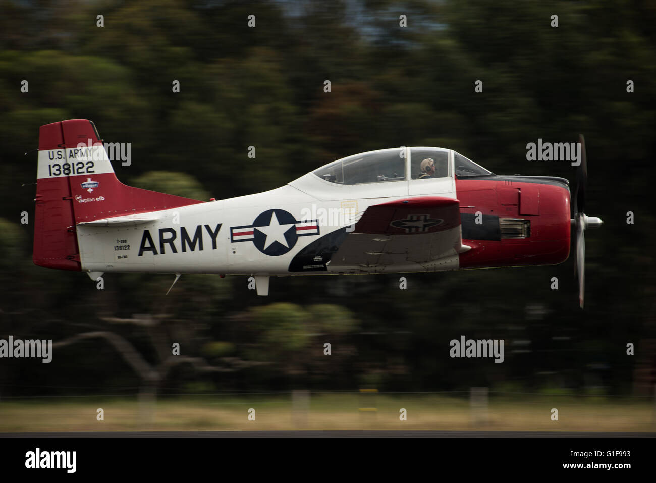 North American T-28 Trojan Foto Stock