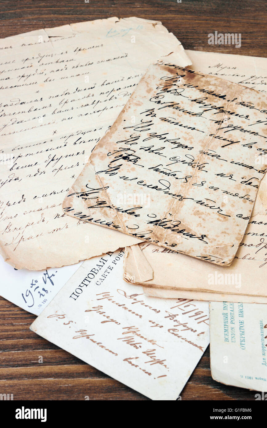 Documenti di archivio dalla Russia rivoluzionaria, 1905-1917 Foto Stock