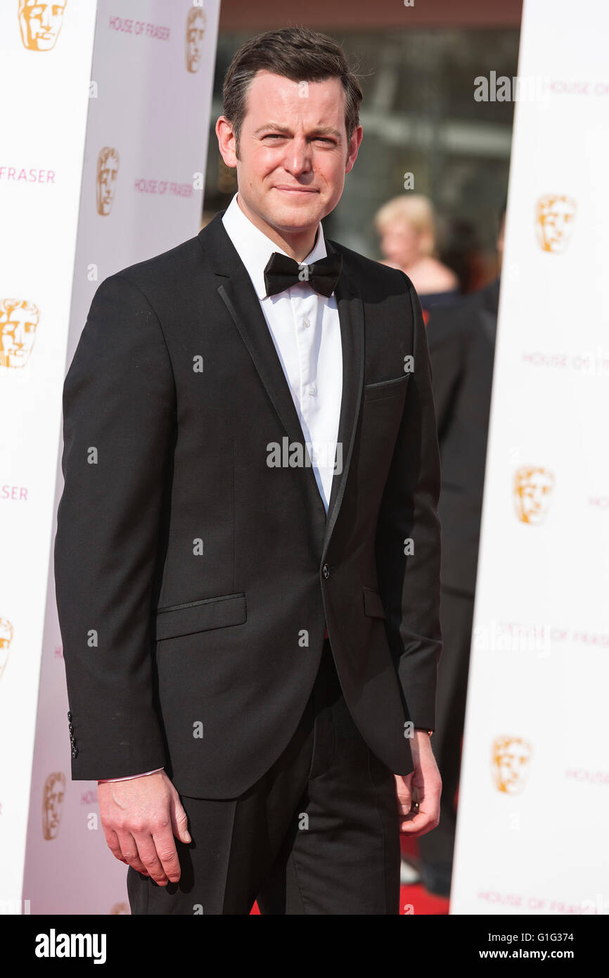 Londra, Regno Unito. 8 maggio 2016. Matt Baker. Tappeto rosso arrivi della celebrità per la House of Fraser British Academy Awards televisivo presso la Royal Festival Hall. Foto Stock