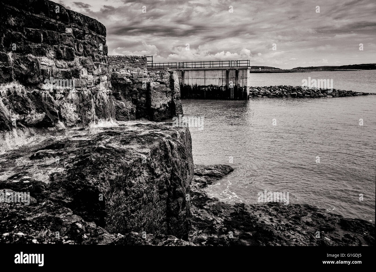 Porto di Mare di Porthcawl South Wales UK. Foto Stock