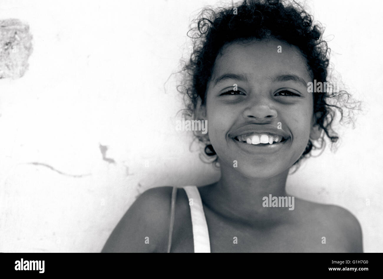 Ragazza in Old Havana cuba Foto Stock