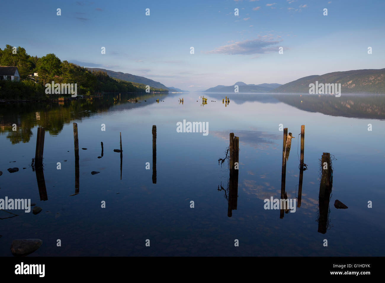 Loch Ness, Inverness Shire, Scozia Foto Stock