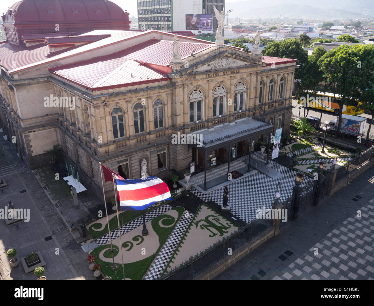 Teatro Nacional, San Jose, Costa Rica Foto Stock