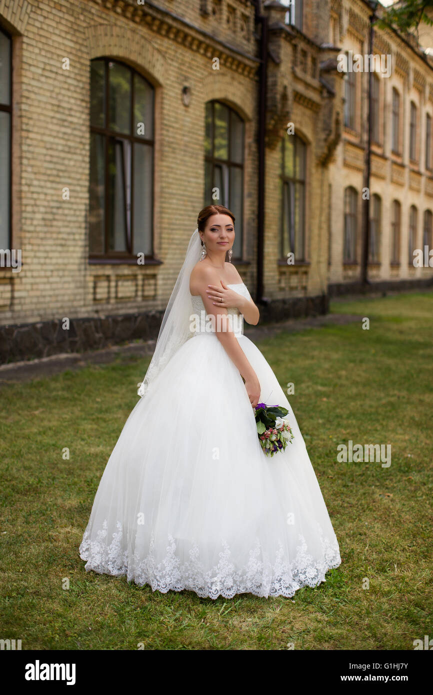 Bella Sposa.sposa il ritratto. Foto Stock