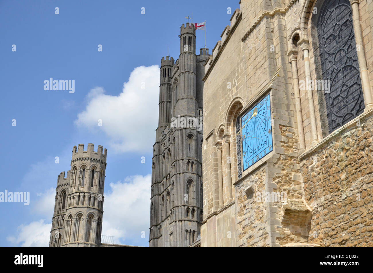 Cattedrale di Ely a Ely, Cambridgeshire, Inghilterra Foto Stock