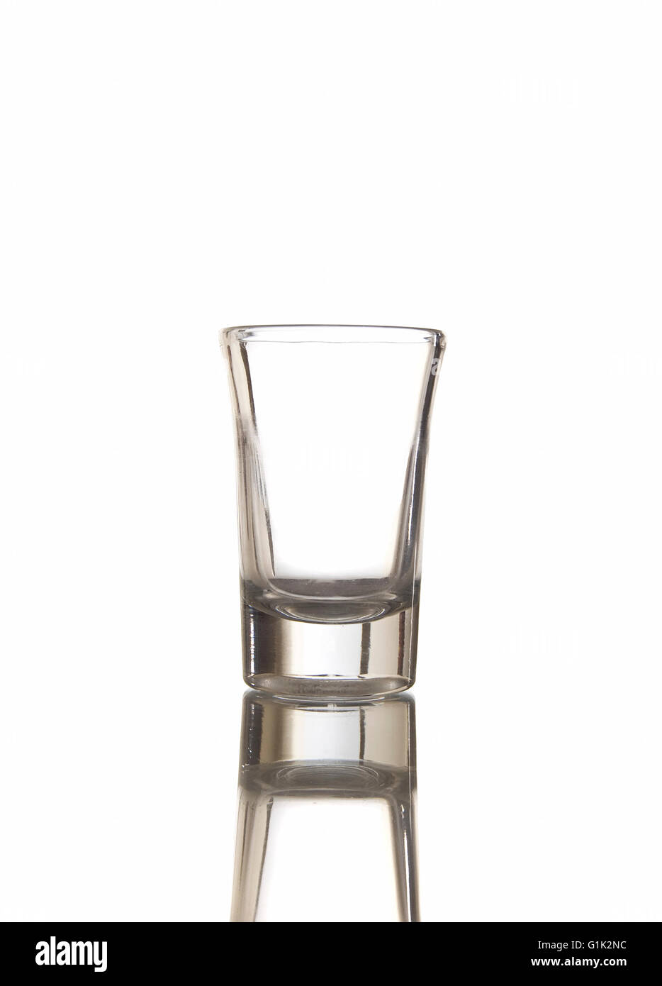 Bicchiere con acqua. Foto Stock