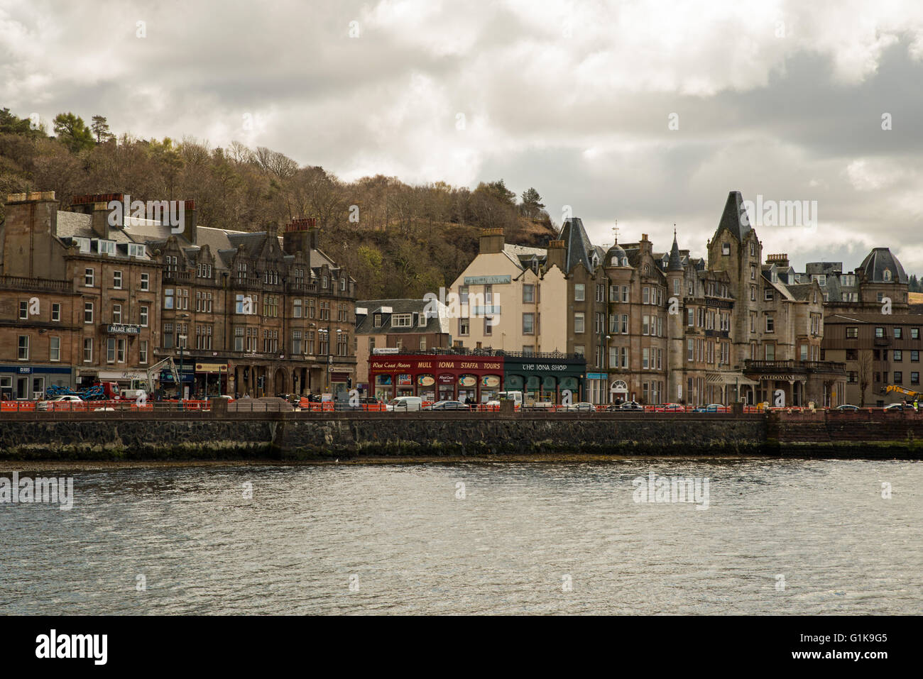 Oban Bay e città Scotland Regno Unito Foto Stock