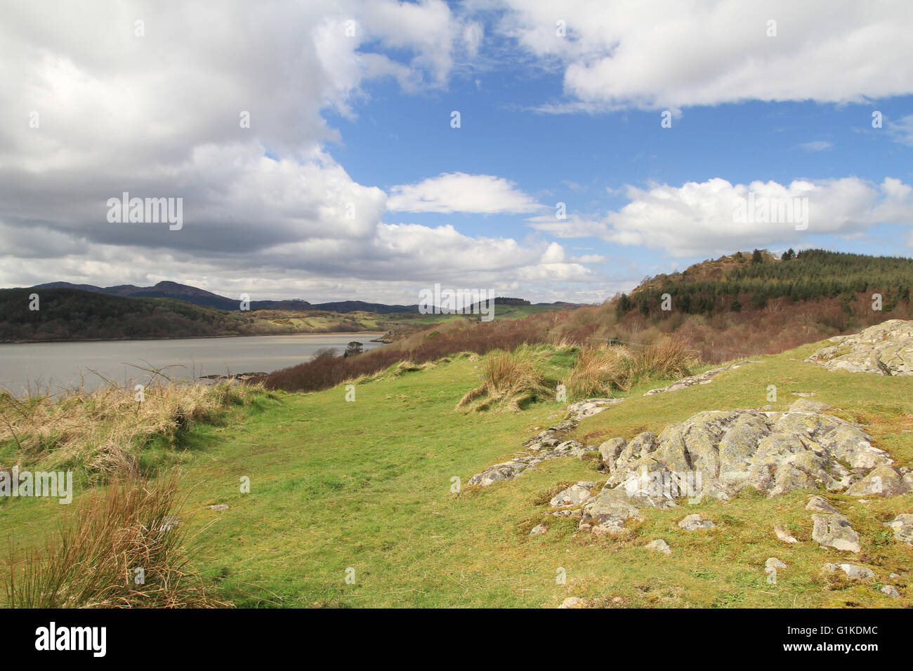 Mote di Mark, Dumfries & Galloway, Scozia Foto Stock