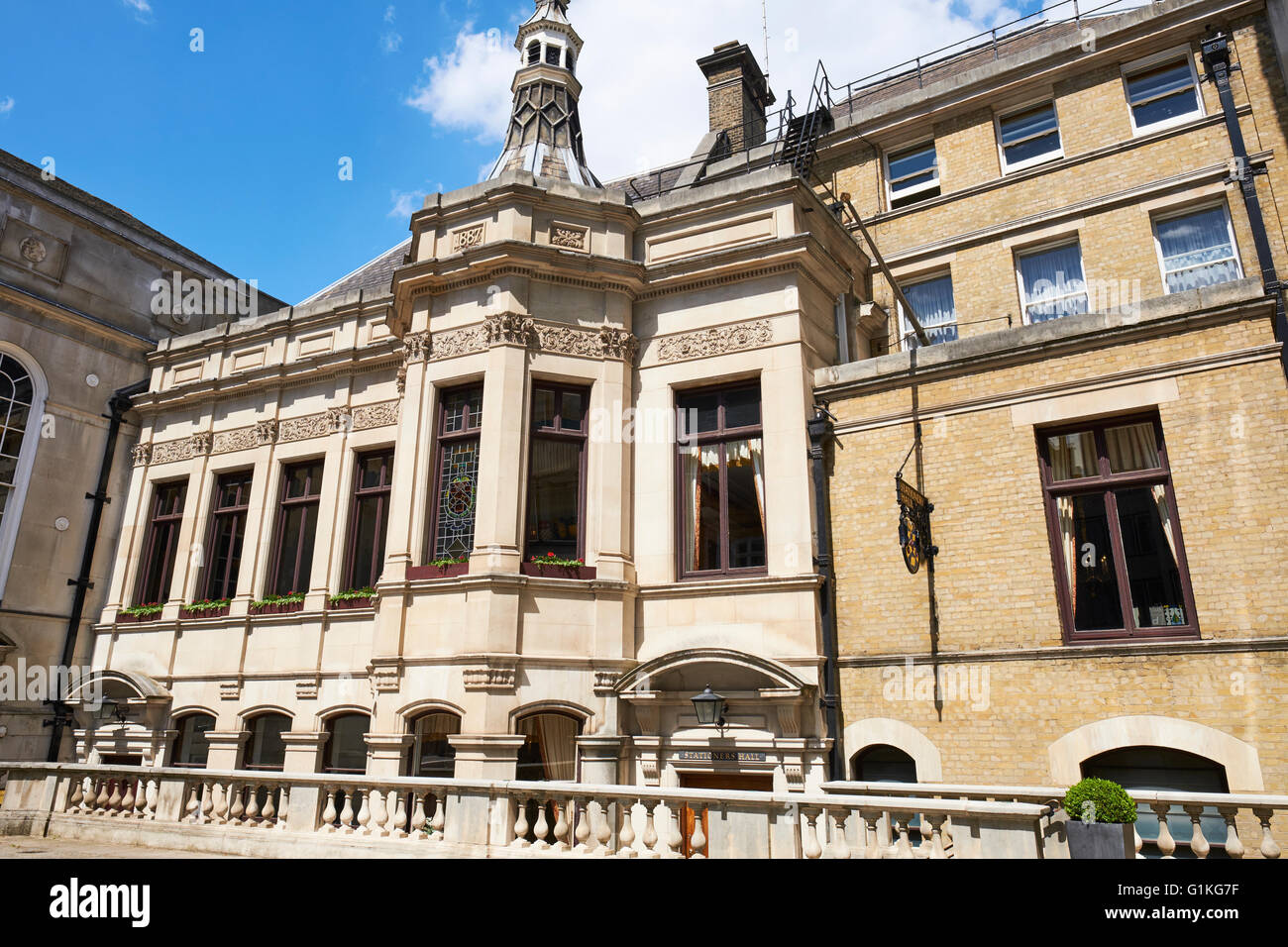 Stationers Hall Ave Maria Lane London REGNO UNITO Foto Stock