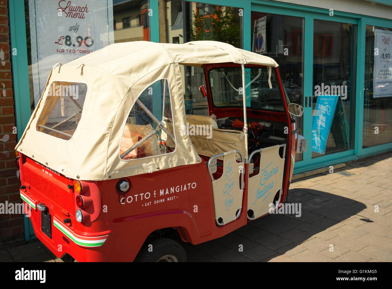 Il Cotto mangiato ristorante su Cowley Road in Oxford Foto Stock