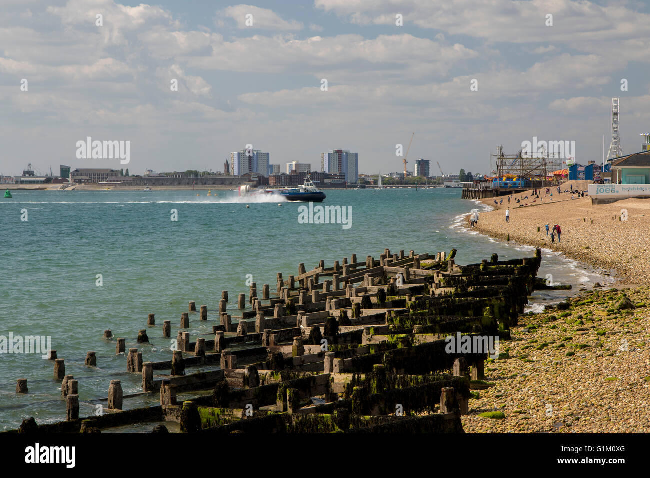 Mare di Portsmouth Foto Stock