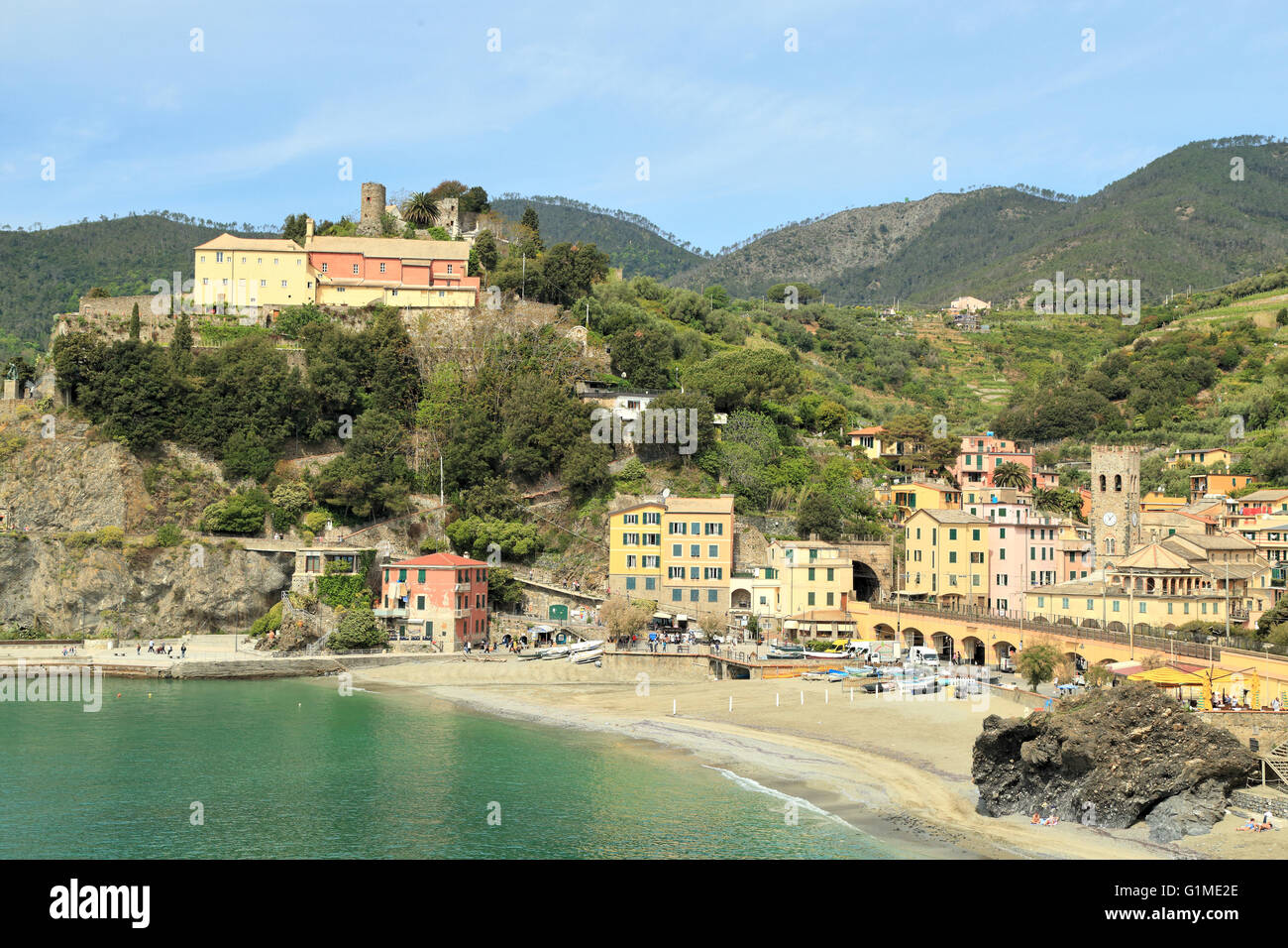 Monterosso al Mare, Cinque Terre Liguria, Italia Foto Stock