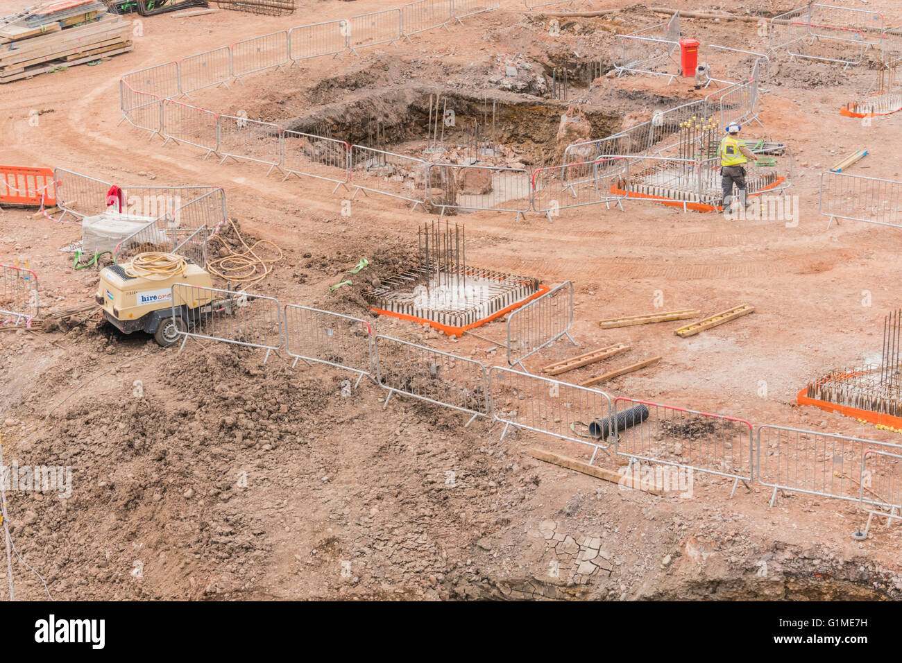 BBC Cymru/Wales sedi centrali in costruzione PHILLIP ROBERTS Foto Stock