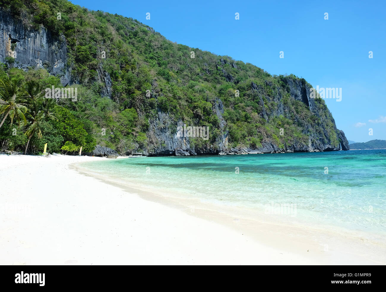 Paradise beach nelle Filippine Foto Stock