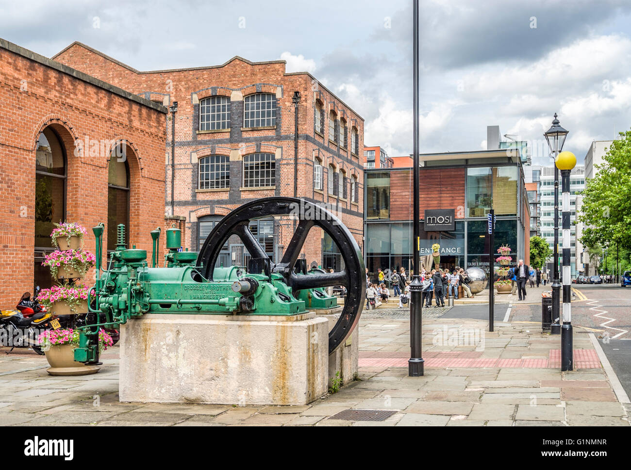 Il Museo della Scienza e dell'Industria di Manchester (MOSI), a Manchester in Inghilterra, Regno Unito Foto Stock