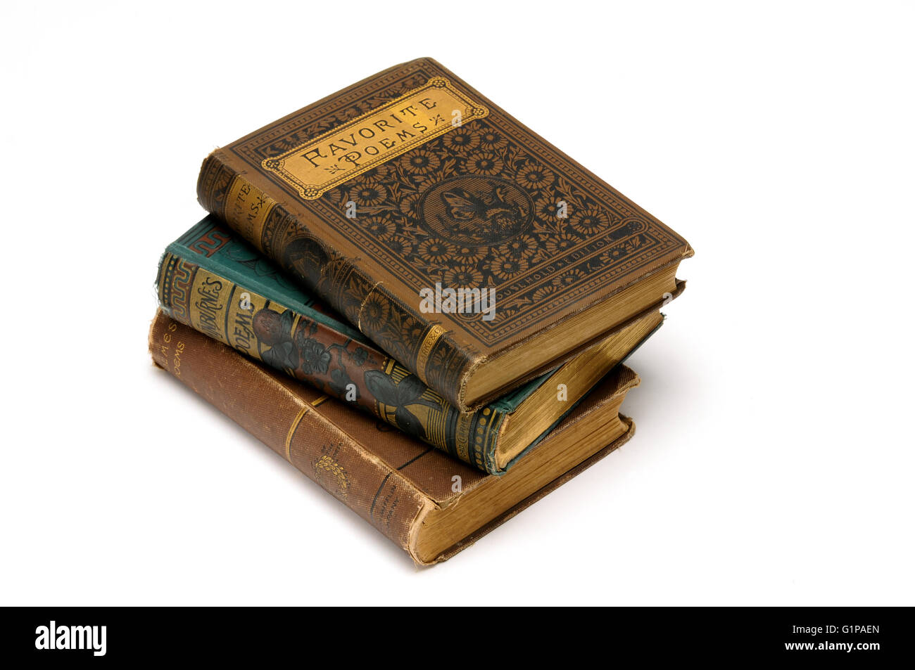 Vintage libro di poesia Foto Stock