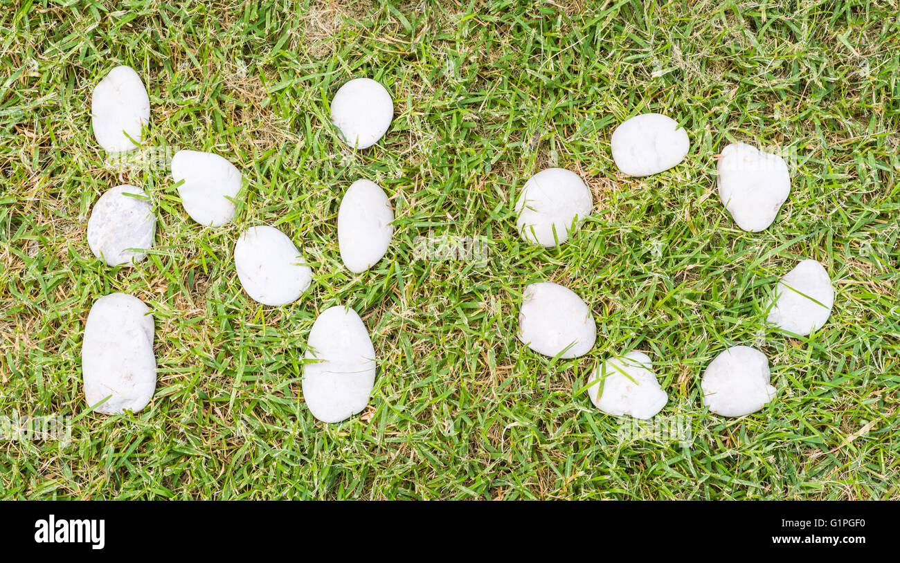 Nessun simbolo di pietra Foto Stock