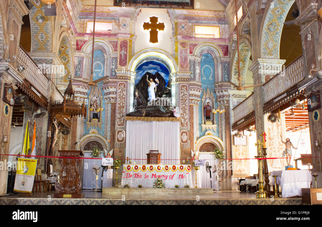 Santa Cruz cattedrale a Fortkochi Foto Stock