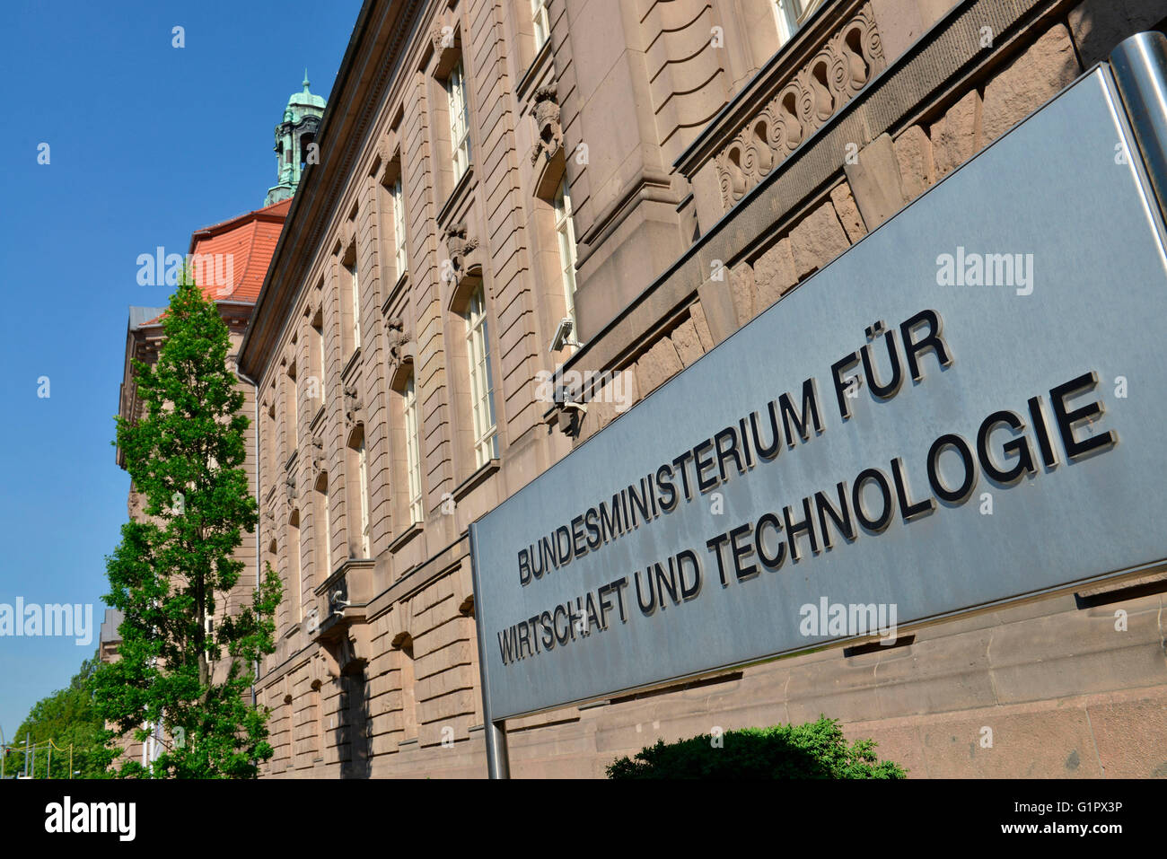 Bundesministerium fuer Wirtschaft und Technologie, Invalidenstrasse, nel quartiere Mitte di Berlino, Deutschland Foto Stock