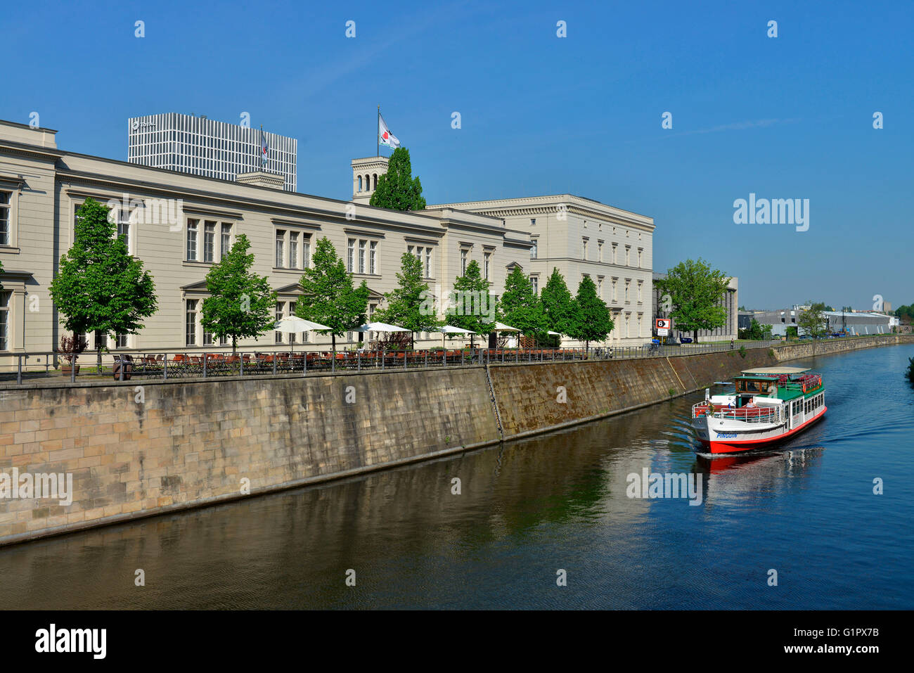 Hamburger Bahnhof, Invalidenstrasse, nel quartiere Mitte di Berlino, Deutschland Foto Stock