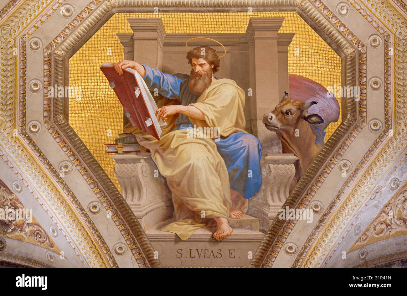 Simbolo di san luca evangelista immagini e fotografie stock ad alta