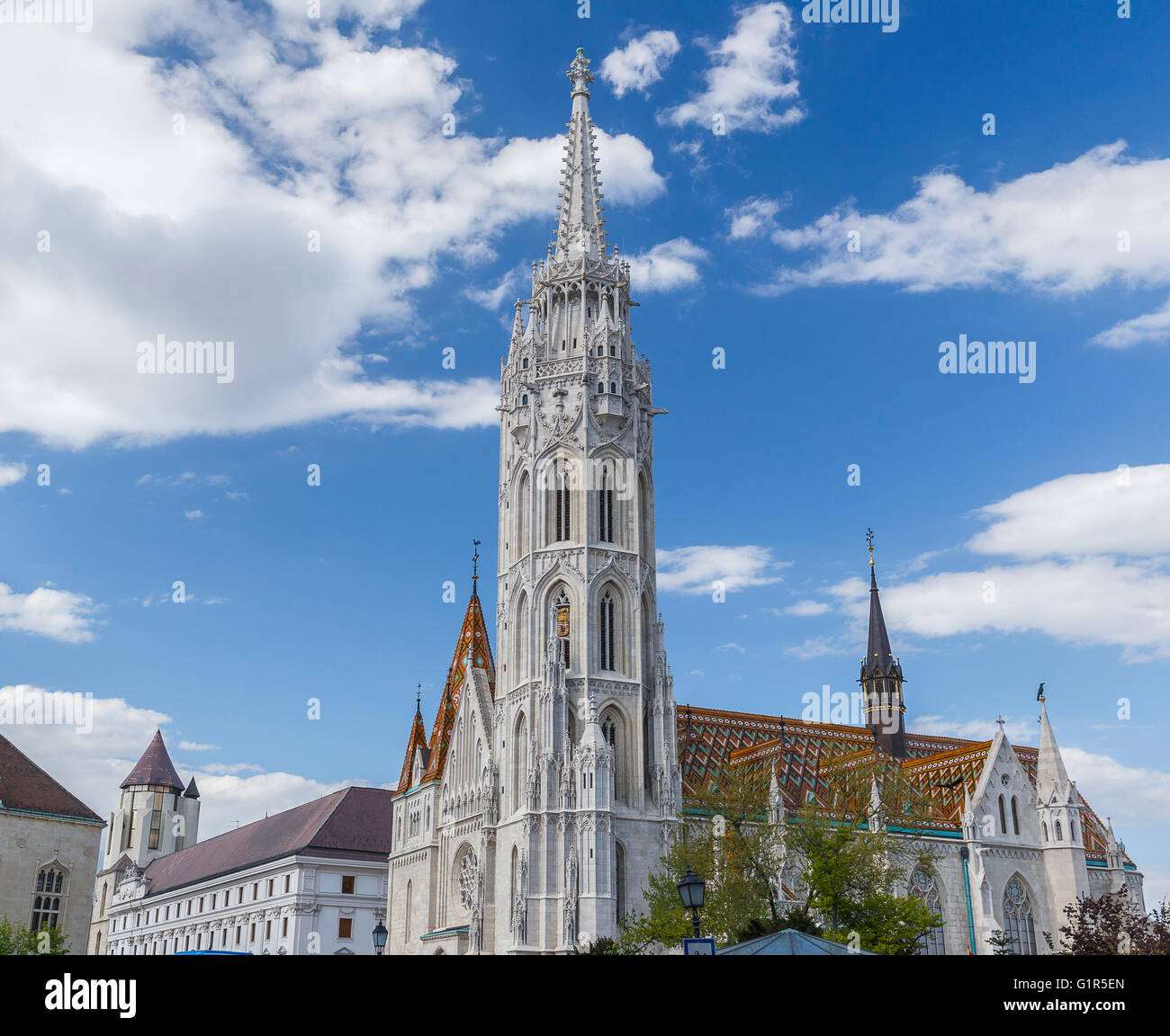 La Chiesa di San Mattia a Budapest Foto Stock