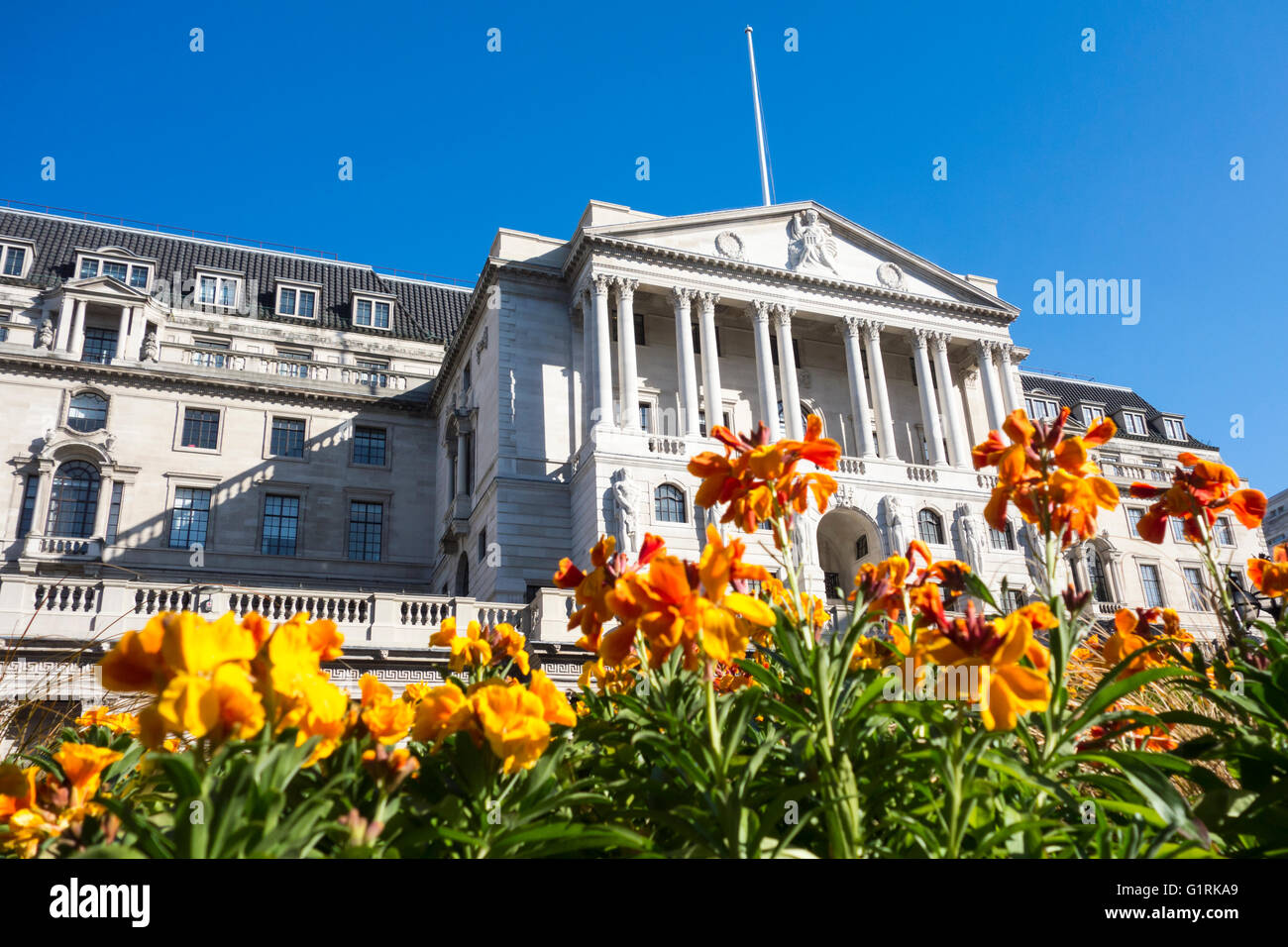 Bank of England, London, Regno Unito Foto Stock