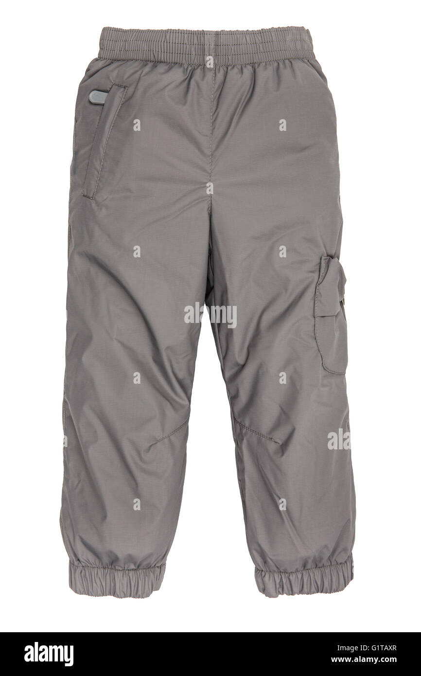 Pantalone caldo isolati su sfondo bianco Foto Stock