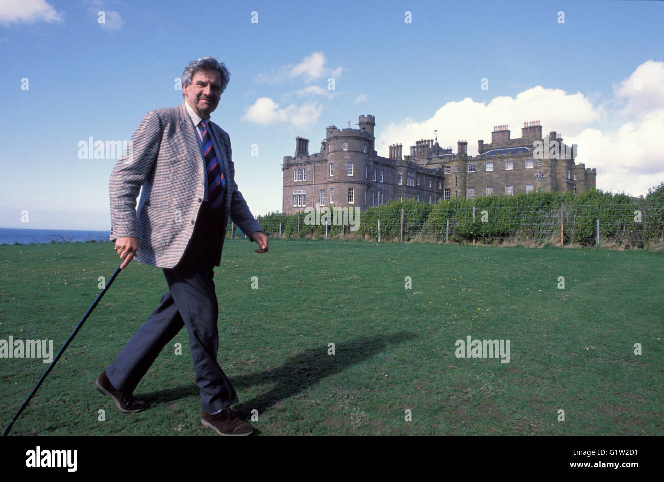 Sir James William Alexander Burnett al Culzean Castle Ayrshire Foto Stock