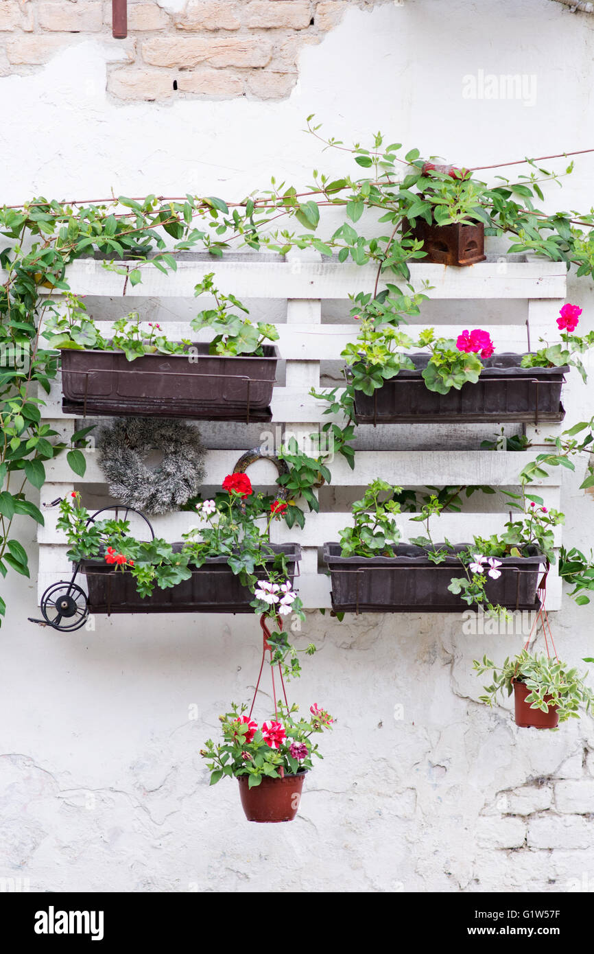 2 Fioriere Da Parete Rustiche A Forma Di Pala – Decorazione In Ferro Per Esterni, Giardino E Balcone
