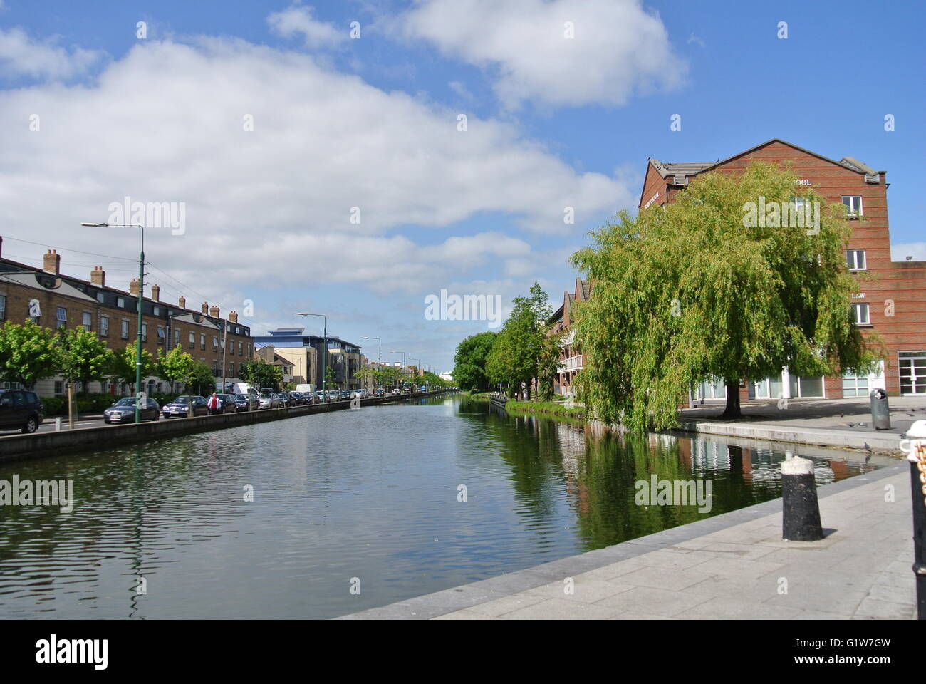 Canal di Dublino Foto Stock