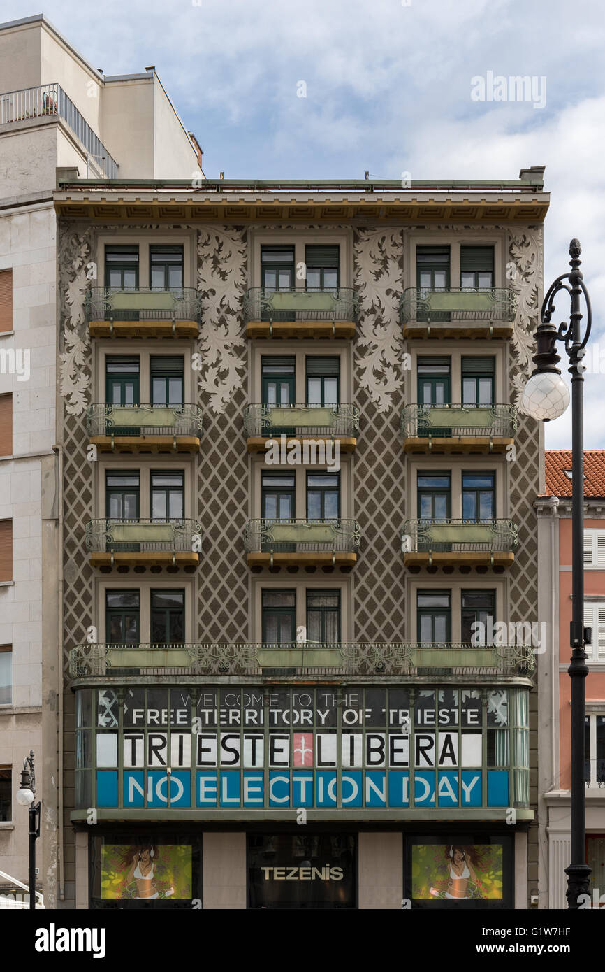 Capo Ufficio della libera circolazione di Trieste, Trieste, Italia Foto Stock