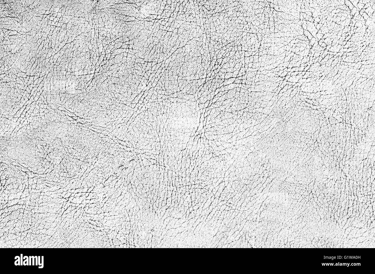 Incrinato la texture della pelle o lo sfondo in bianco e nero Foto Stock
