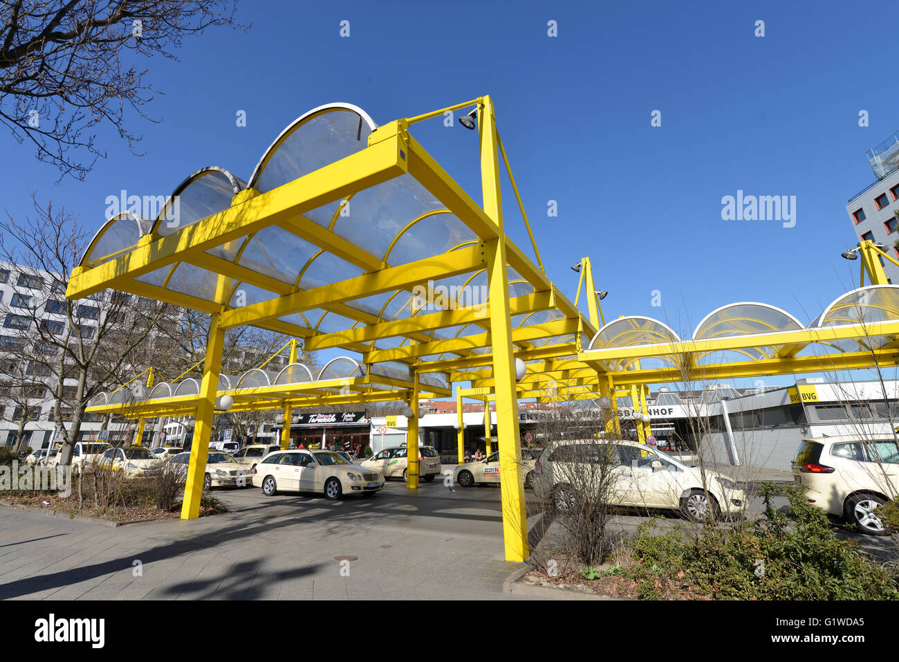 ZOB, Zentraler Omnibusbahnhof Berlino, Messedamm, Westend, Berlino, Deutschland Foto Stock