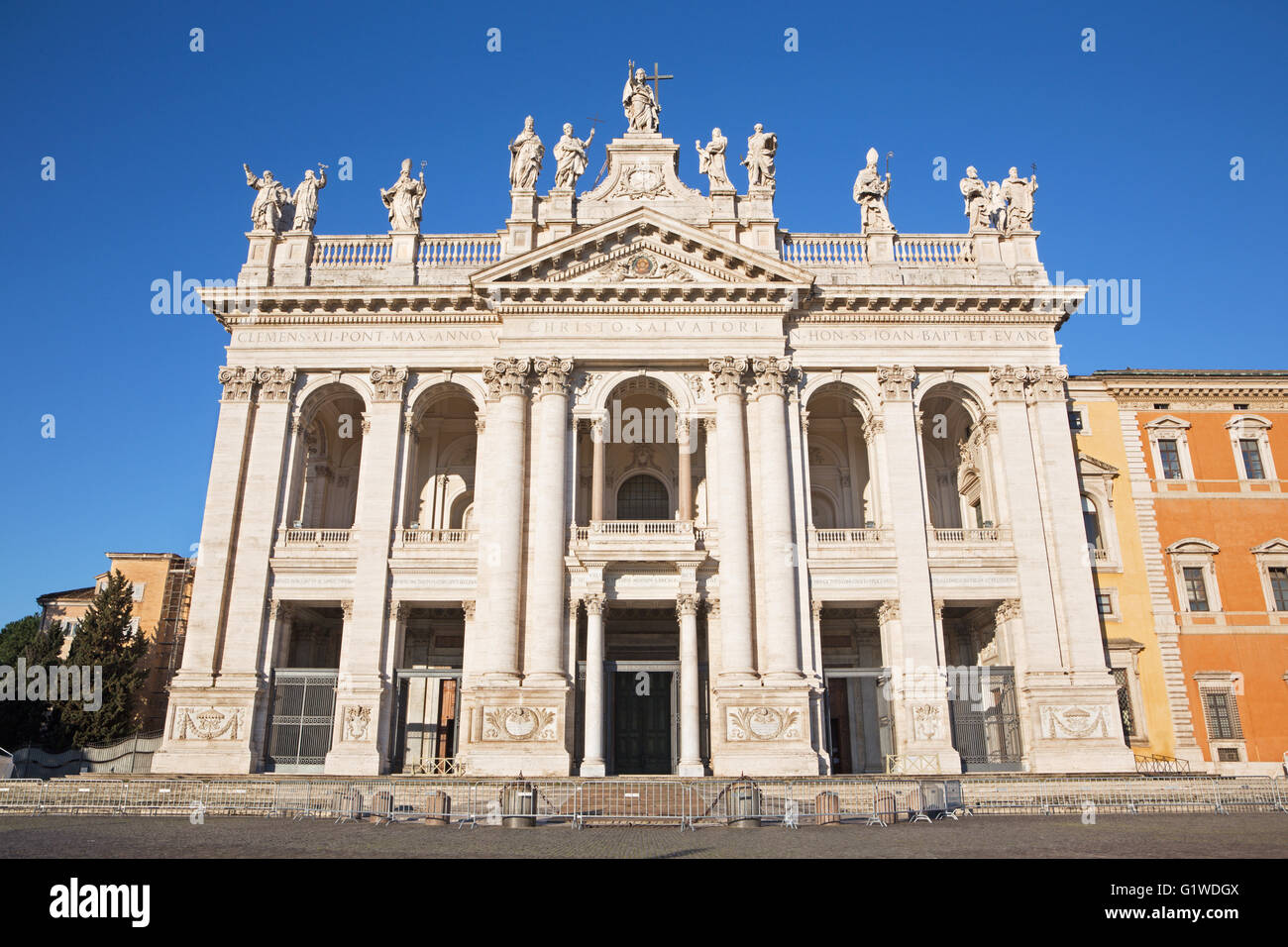 Facciata Di San Giovanni In Laterano Roma - La facciata di San Giovanni in Laterano Basilica (Basilica di