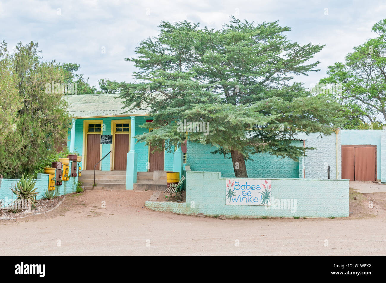 BAVIAANSKLOOF, SUD AFRICA - 6 Marzo 2016: un supermercato nel Baviaanskloof (babbuino valley). Foto Stock