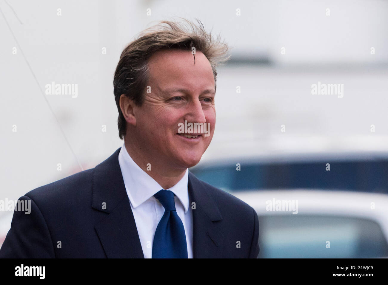 David Cameron il Primo Ministro del Regno Unito e il Partito Conservatore leader. Foto Stock