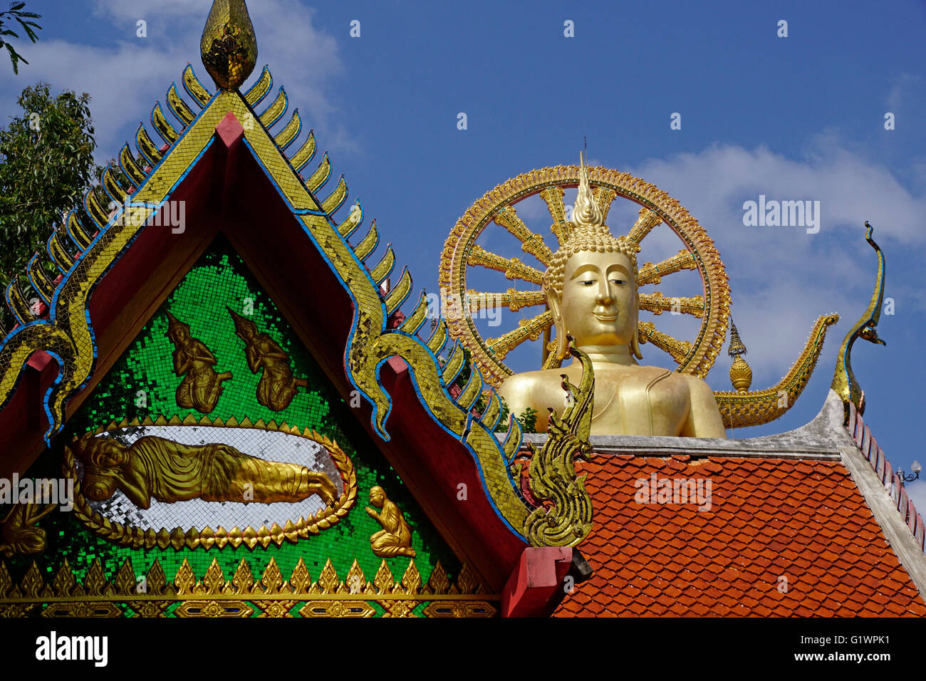 Big Buddha di Koh Samui, Thailandia. Foto Stock
