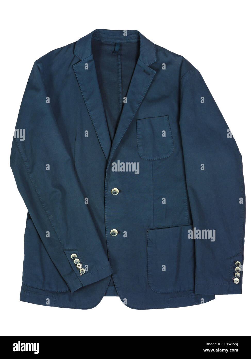 Moda uomo Giacca isolati su sfondo bianco Foto Stock