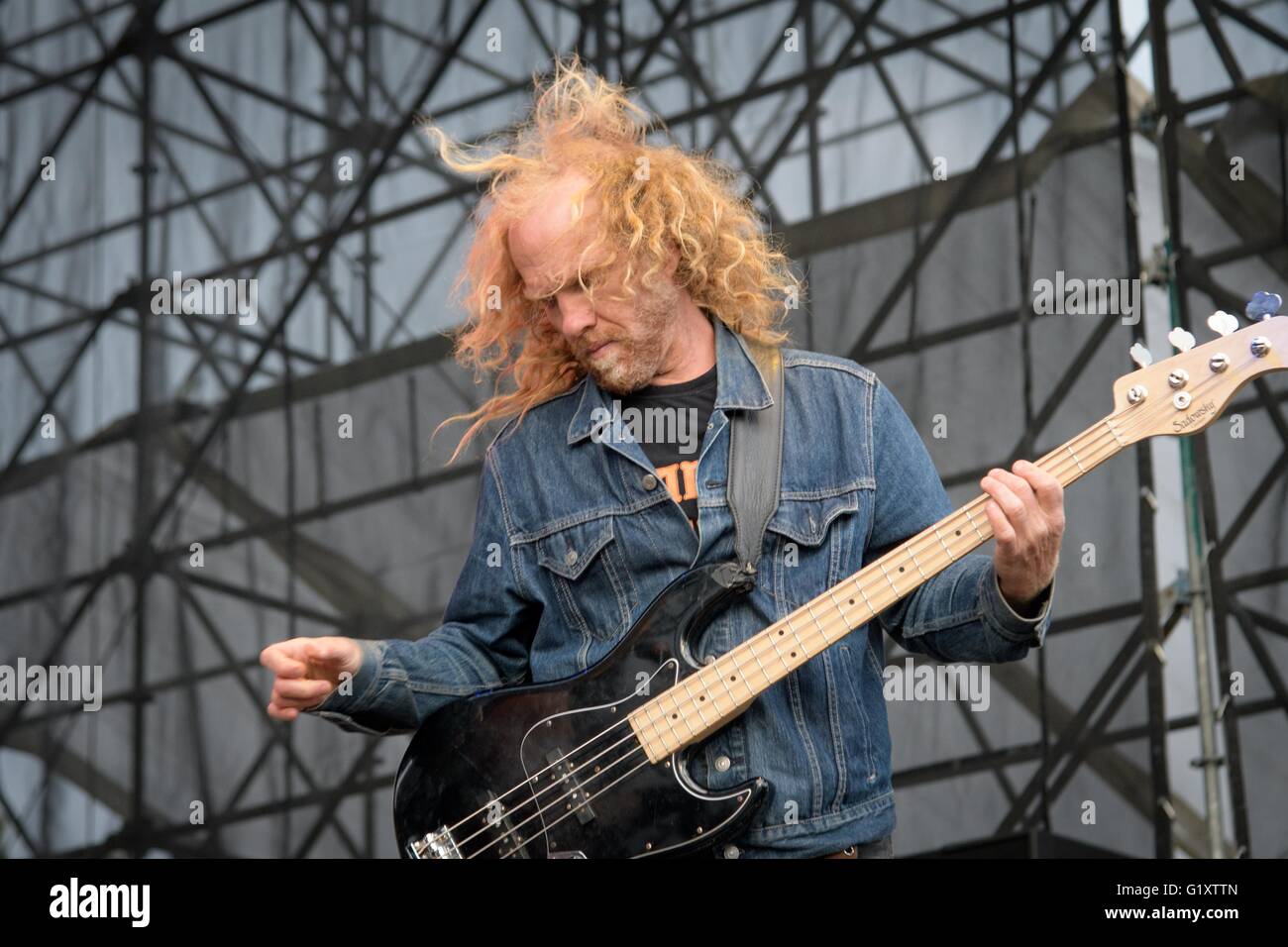 Toronto, Ontario, Canada. 19 Maggio, 2016. American heavy metal band 'corrosione di conformità " eseguita a Echo Beach a Toronto. I membri della band: REED MULLIN, pepe KEENAN, WOODY WEATHERMAN, Mike Dean © Igor Vidyashev/ZUMA filo/Alamy Live News Foto Stock