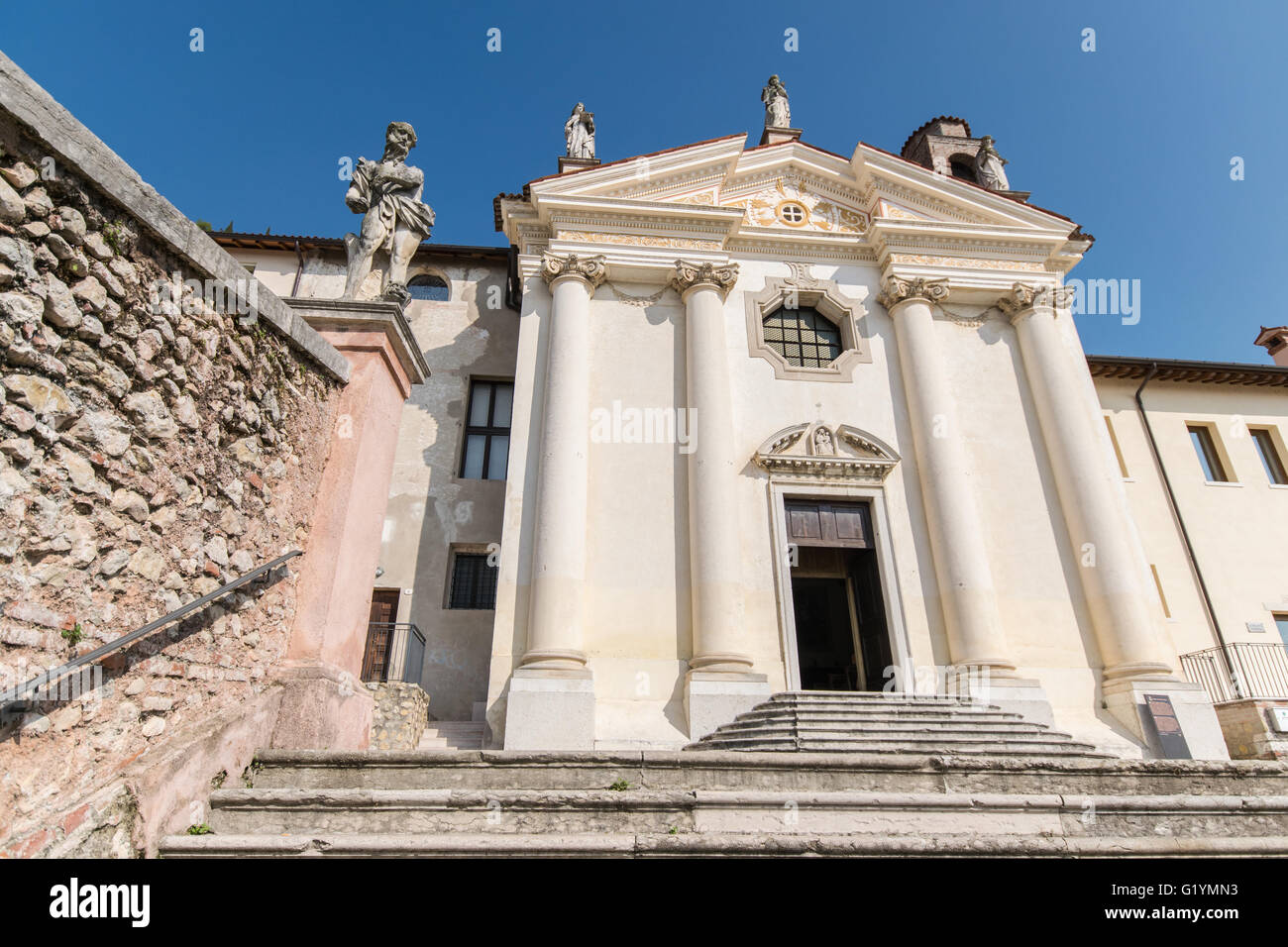 Chiesa della Madonna del Carmine, Marostica, Italia. Foto Stock
