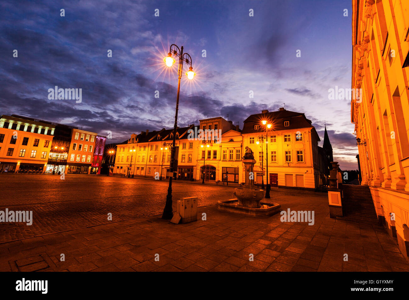 Piazza della Città Vecchia di Bydgoszcz Foto Stock