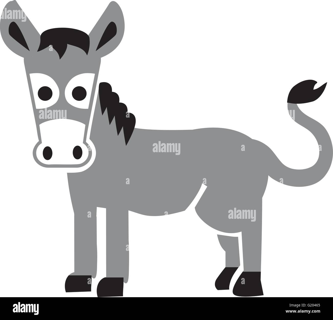 Asino del fumetto Immagine e Vettoriale - Alamy