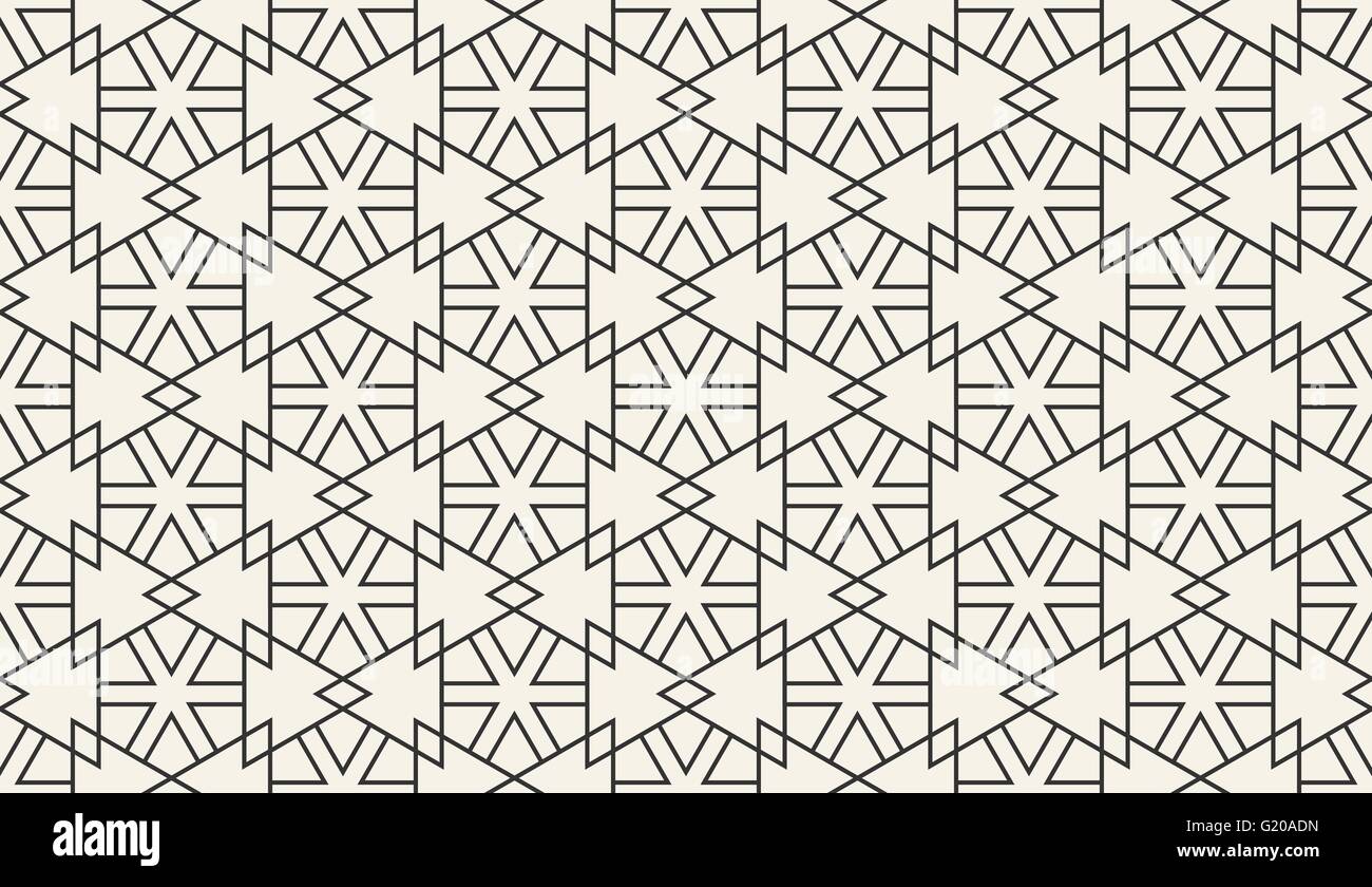 Carta da parati arabo pattern. Modello orientale. Illustrazione Vettoriale di astratta geometrica perfetta islamica pattern di sfondo Illustrazione Vettoriale