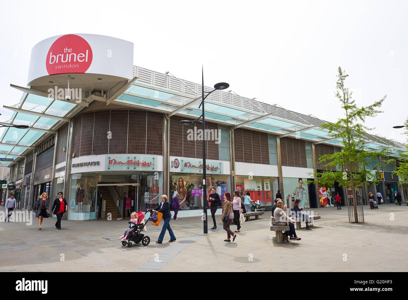 La Brunel Plaza Shopping Center Regent Street Swindon WILTSHIRE REGNO UNITO Foto Stock