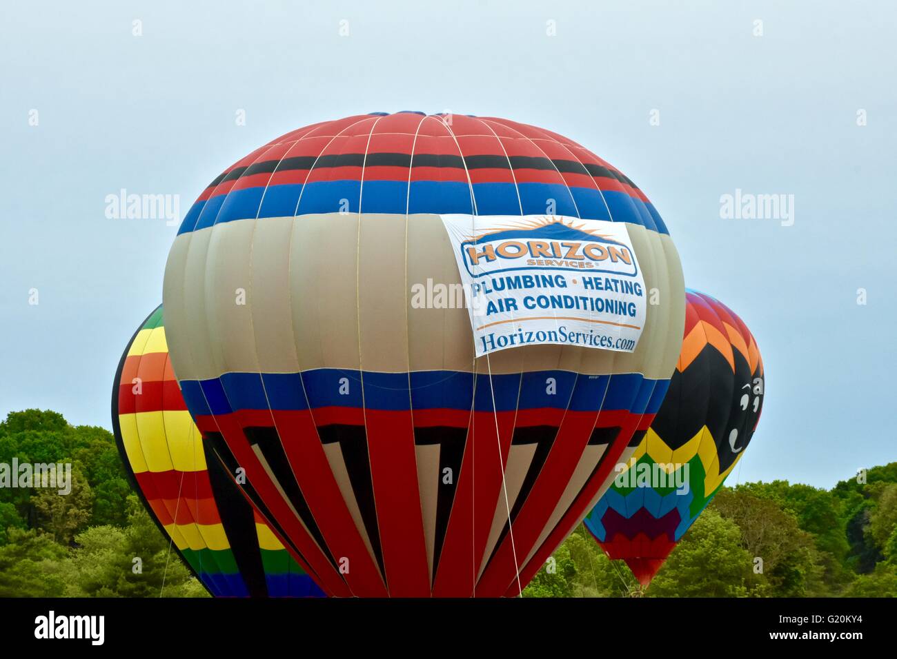 L annuale hot air balloon festival durante preakness in Elkridge, Maryland Foto Stock