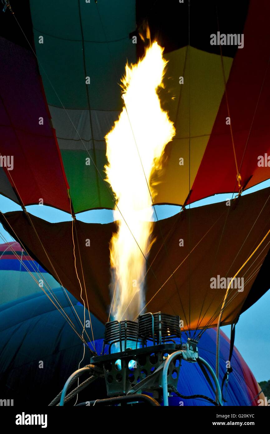 L annuale hot air balloon festival durante preakness in Elkridge, Maryland Foto Stock