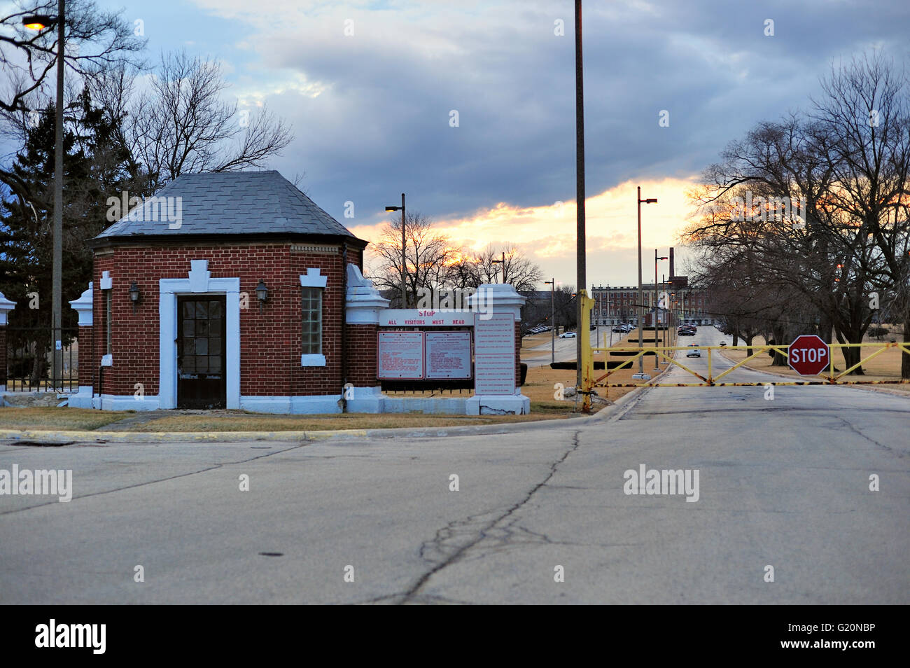 Stateville imprigionare, una prigione di massima sicurezza in Crest Hill, Illinois a sud-ovest di Chicago. Foto Stock